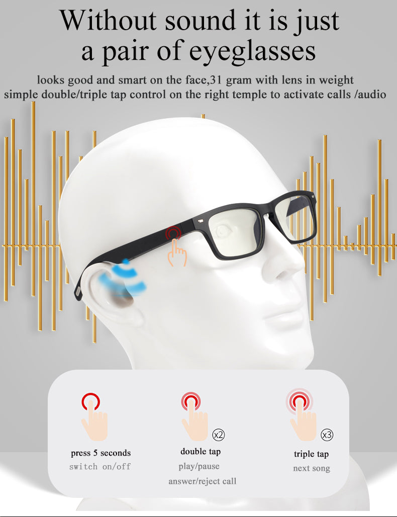 Fashion Smart Audio VR Glasses